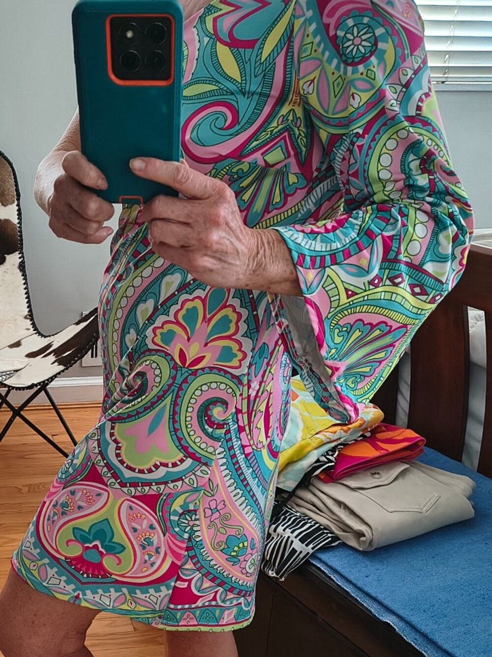 One sleeve summer dress